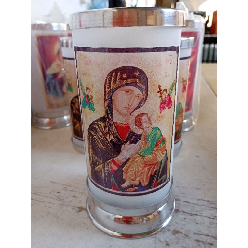 Castiçal Porta Velas Perpétuo Socorro