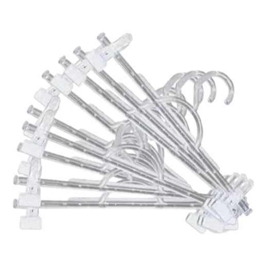 Kit 40 Cabides Saia com 80 Presilhas Reguláveis – Organizador Roupas Lojas e Casa em Oferta na Shopee