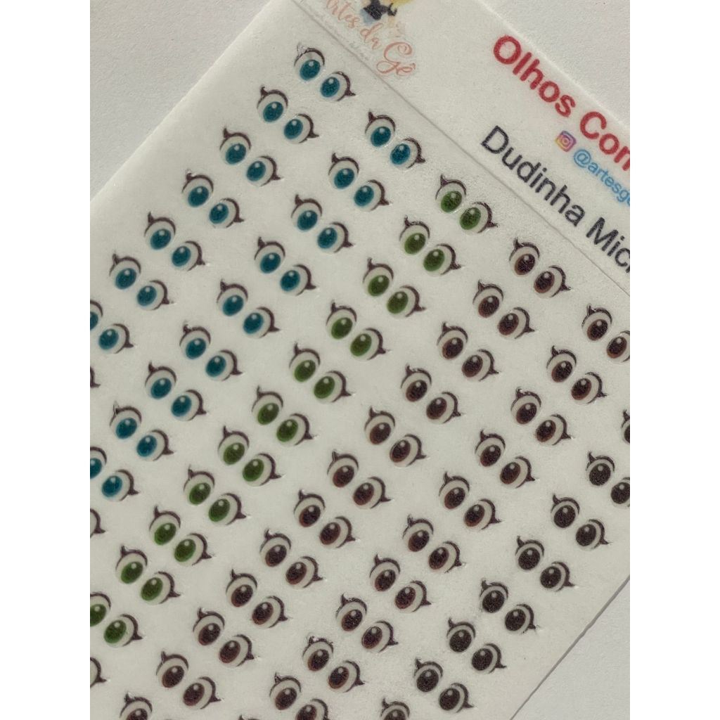 Olhos Comestíveis Dudinha Micro para Brigadeiro. em Oferta na Shopee