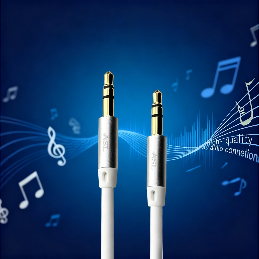 Cabo Auxiliar de Audio Stereo P2 X P2 Conector 1 METRO ASL AC01B