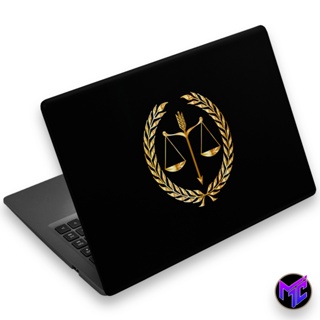Skin Adesivo para Notebook - Direito Balança Advocacia Justiça ( parte externa ) em Oferta na Shopee