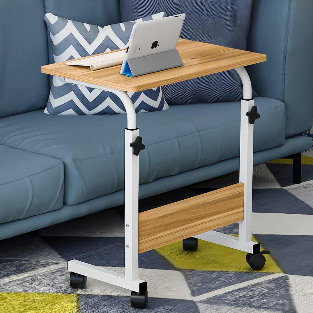 Mesa de cabeceira mesa de computador ajustável móvel dormitório mesa pequena mesa de elevação para …