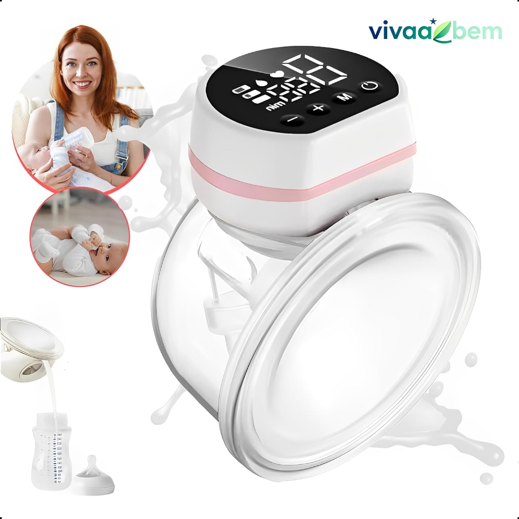 Bomba de tira leite,Bomba de Mama Interna Elétrica Portátil Para Leite Materno Recarregável