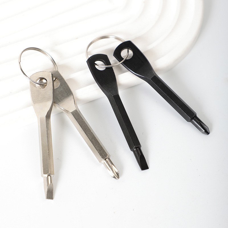 Chaveiro Edc Chave Fenda Philips Tool Bolso Portátil Camping