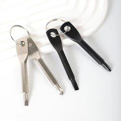 Chaveiro Edc Chave Fenda Philips Tool Bolso Portátil Camping
