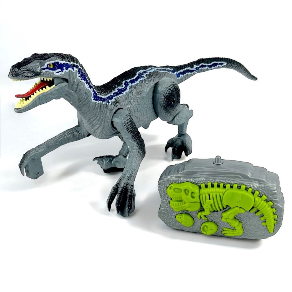 Dinossauro Controle Remoto Sons Luz Bateria Recarregável