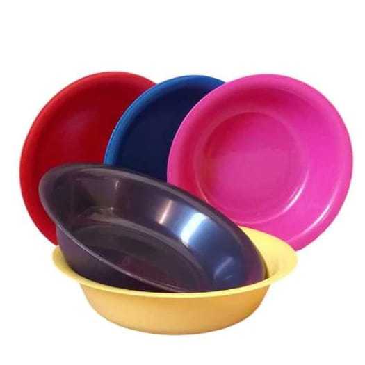 Tigela Fundo Bacia 1.200ml; Kit 3,6,9,15 ou 25Und.(Plástico). Prato/Escola/Festa/Infantil/Cozinha.