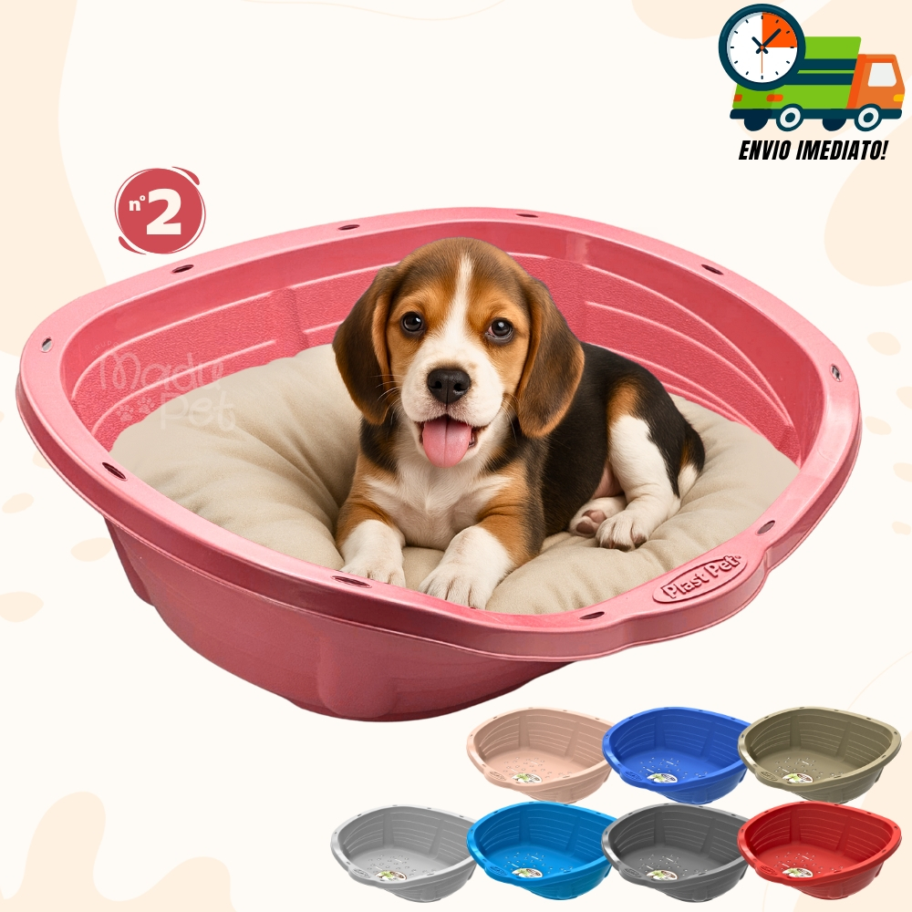 Cama Caminha Para Cães Cachorro e Gatos Plástica Lavável Lola N02 Promoção Envio Imediato