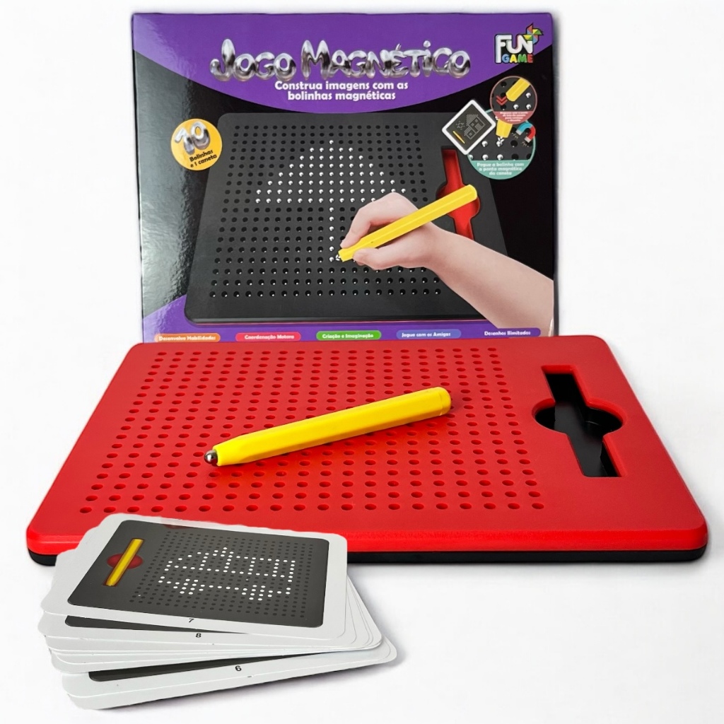 Brinquedo Prancheta Magnética Desenhos Caneta Imã Divertido