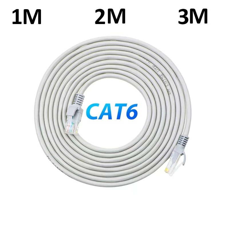 Cabo de Rede RJ45 Cat6 Alta Velocidade para Internet