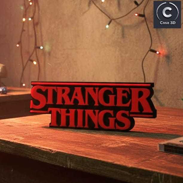 Placa/ Letreiro decorativa inspirada em Série de TV