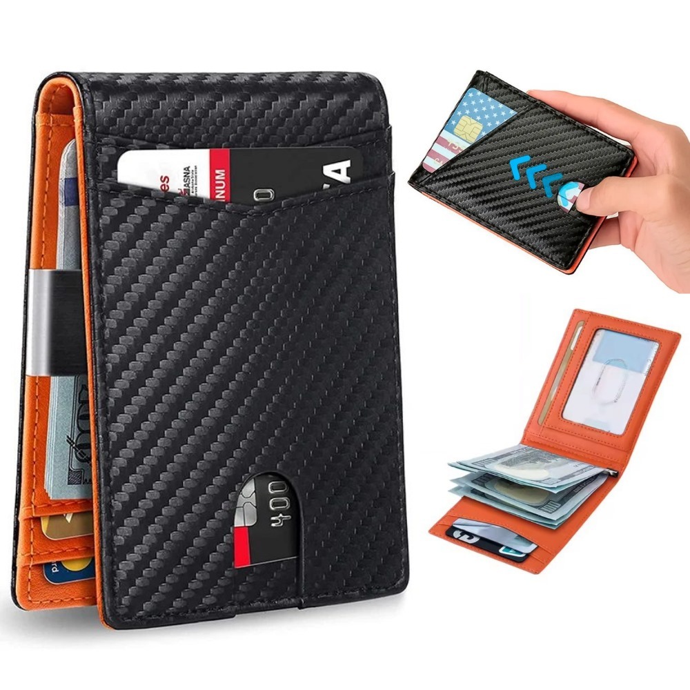 Carteira Mágica Porta Cartão Bolso Rfid Antifurto Slim Luxo em Oferta na Shopee