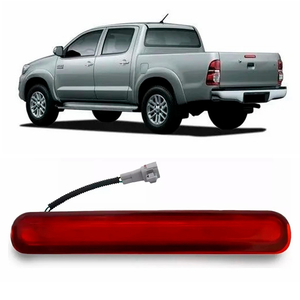 Break Light Hilux Srv 2005 2006 2007 Até 2015 Luz de Freio Tampa Traseira