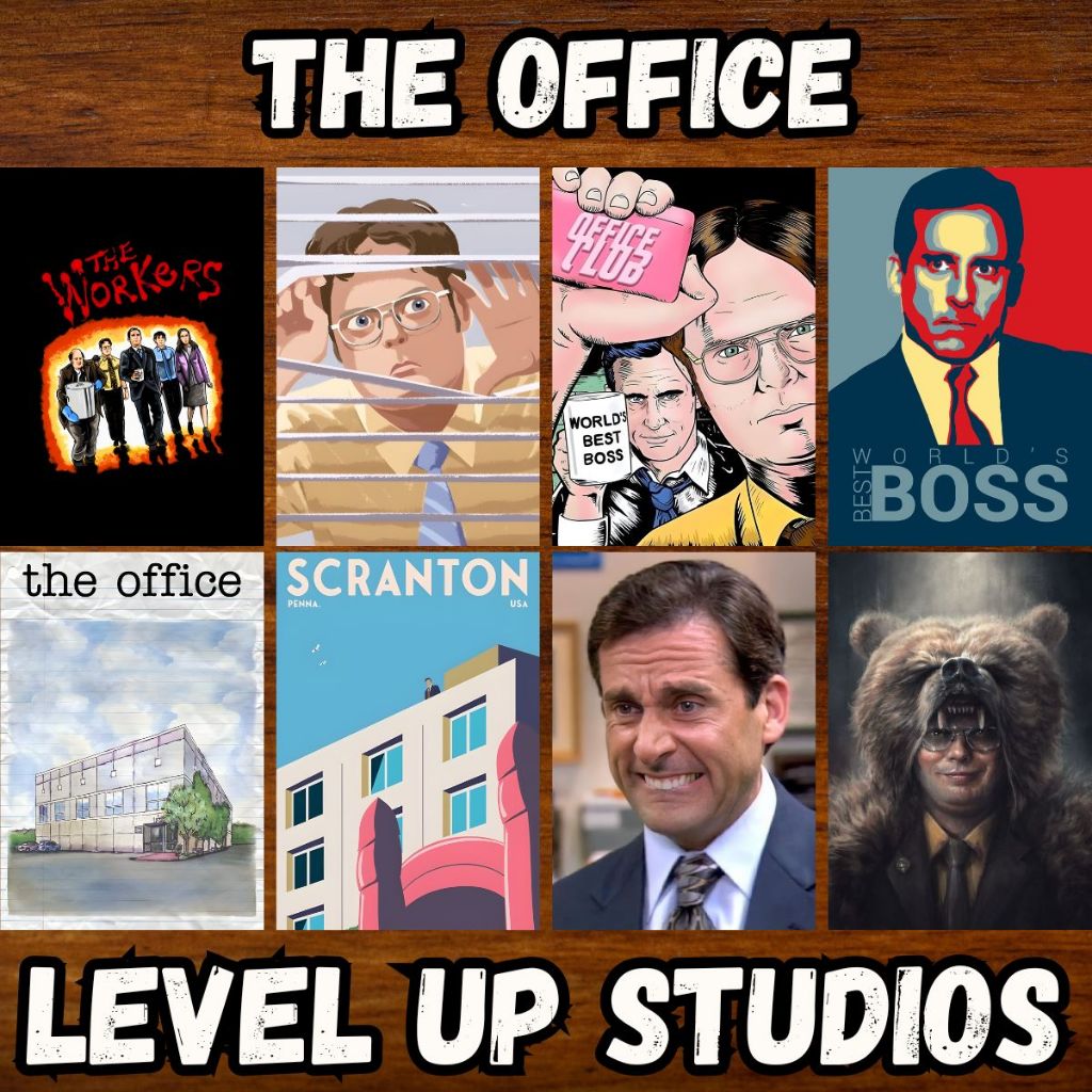The Office - Placas Quadros Decorativos Posters - Série Comédia Michael Scott Humor Escritório