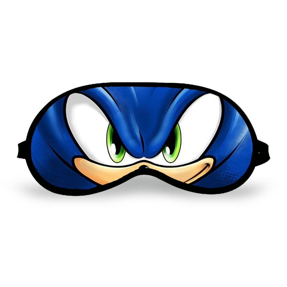 MÁSCARA DE DORMIR OU TAPA OLHO ANIMADO SONIC em Oferta na Shopee