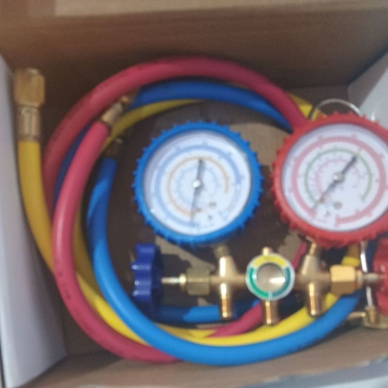 kit Manifold +jogo de mangueira 90cm Obagas
