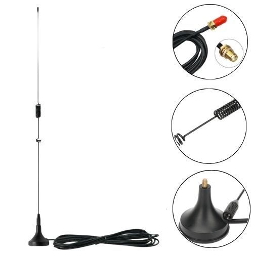 Antena NA-UT106 Dual Band VHF/UHF para Rádio Comunicador Alto Desempenho