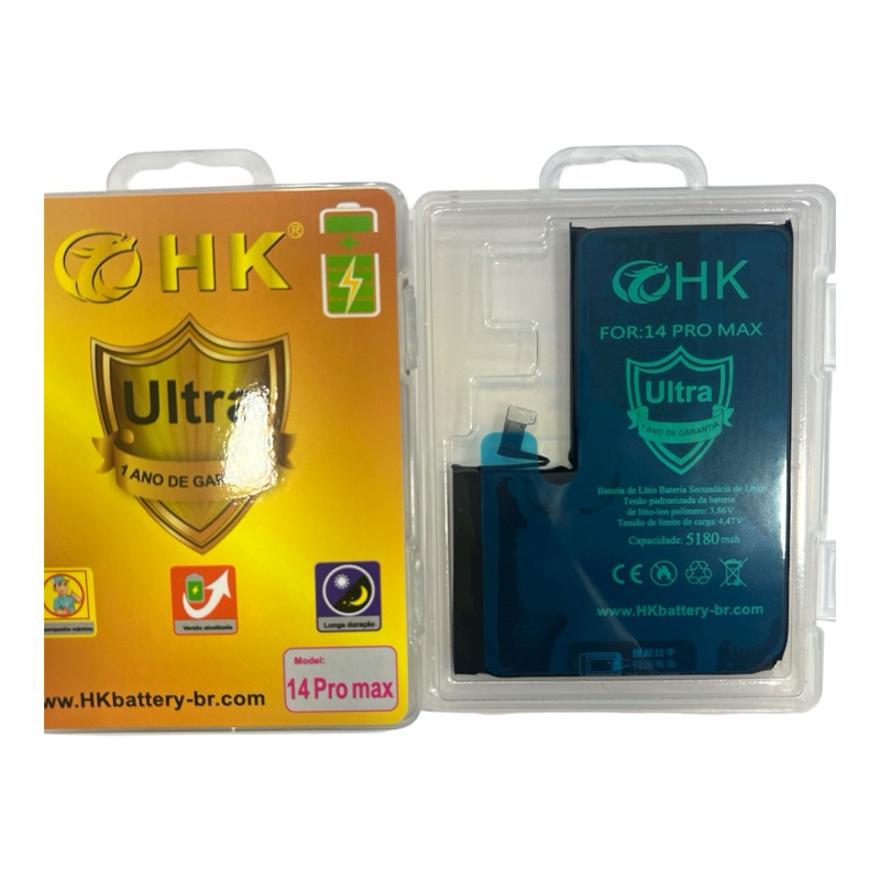 Bateria iP 14 Pro Max Alta Capacidade + Maior Duração!