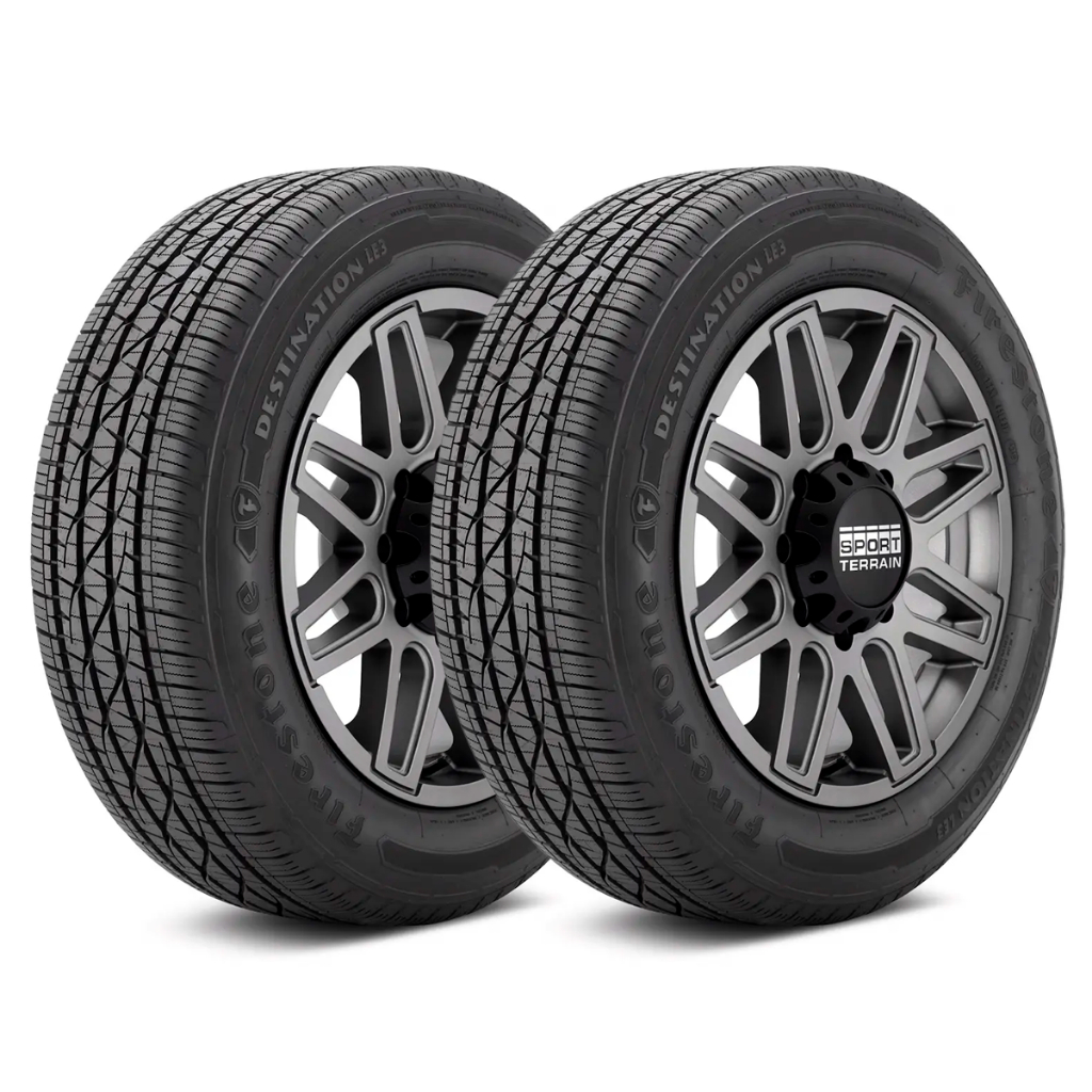 Kit 2 Pneus 215/55R18 Firestone Destination LE3 99V em Oferta na Shopee