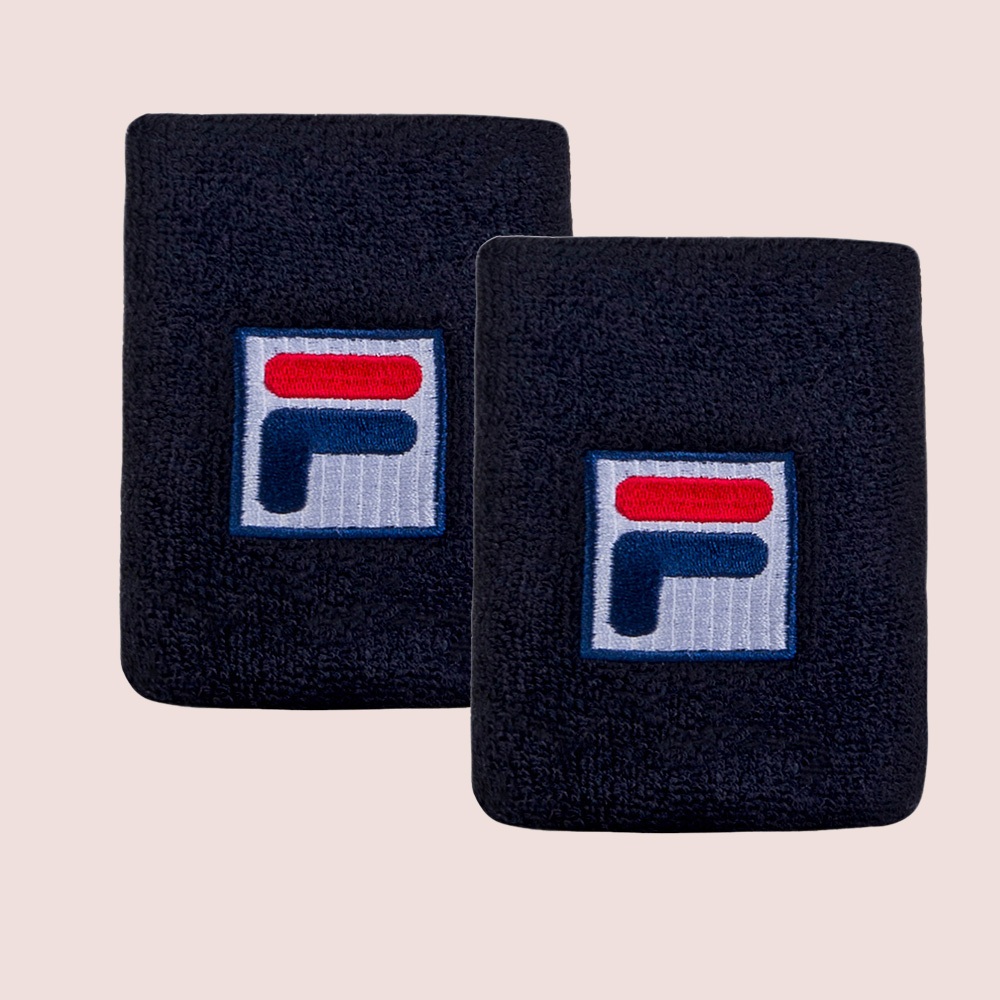 Par Munhequeira Fila Atoalhada Unissex com Toque Macio Ideal para Academia e Corrida