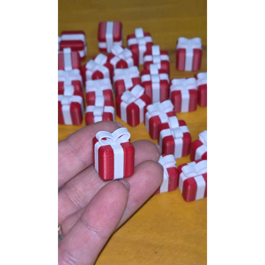 Mini Presentes Decorativos de Natal 🎄 Enfeite para Árvore, Mesa e Guirlanda | Kit Presente Natalino
