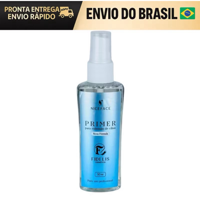 Primer Para extensão de Cílios Uso Profissional 50ML Fidelis em Oferta na Shopee