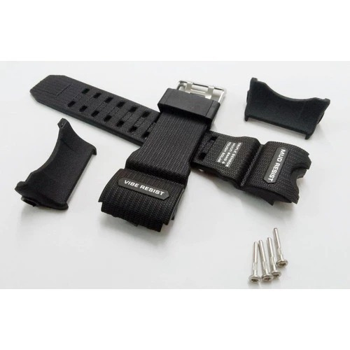 Pulseira de Borracha Compatível Gwg-1000 Gwg100 Mudmaster Preta
