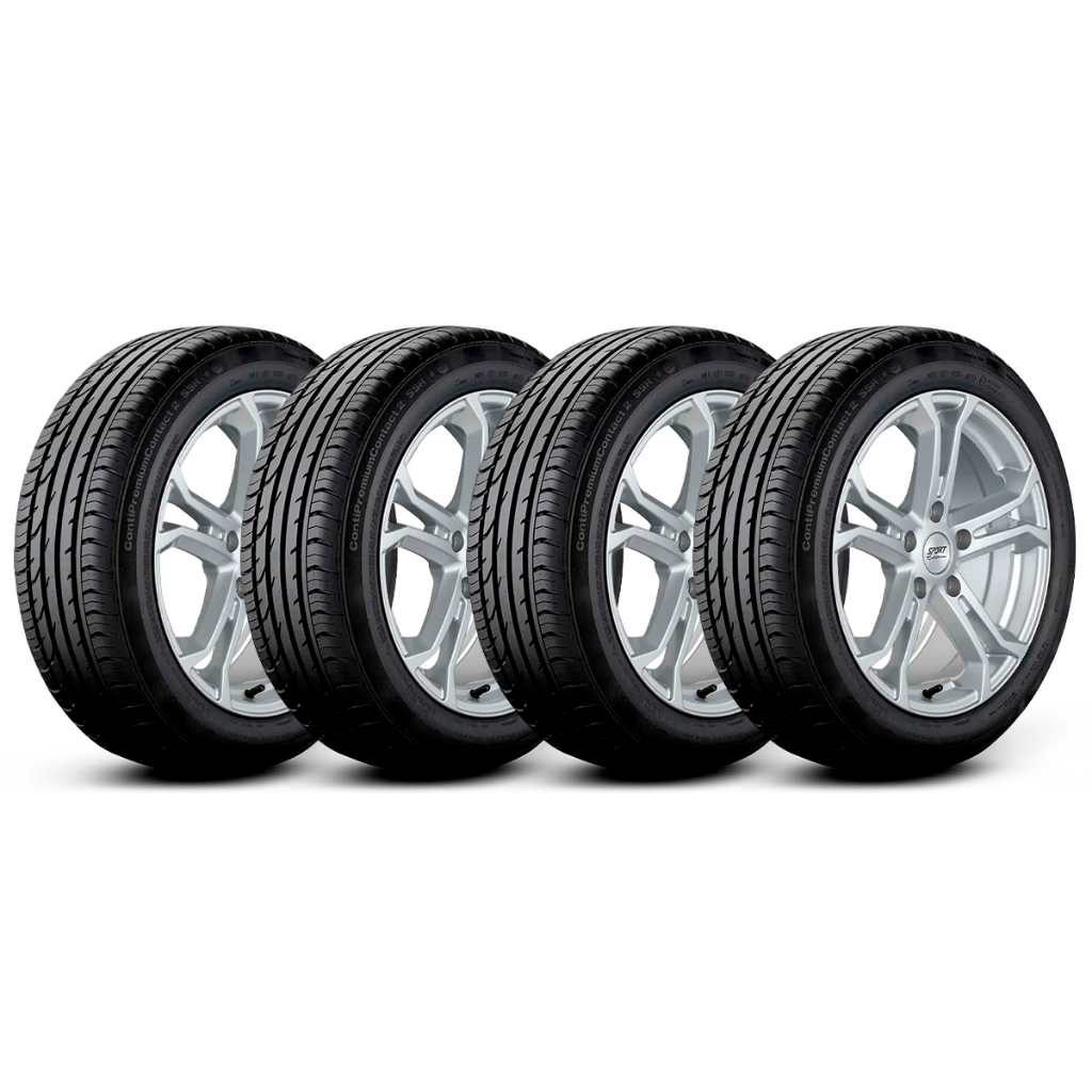 Kit 4 Pneus 205/50R17 Continental Run Flat ContiPremiumContact 2 SSR 89Y Aro 17 Original BMW 118