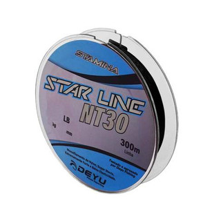 Linha de Pesca Star Line Deyu NT30 300m Preta – Monofilamento de Alta Performance