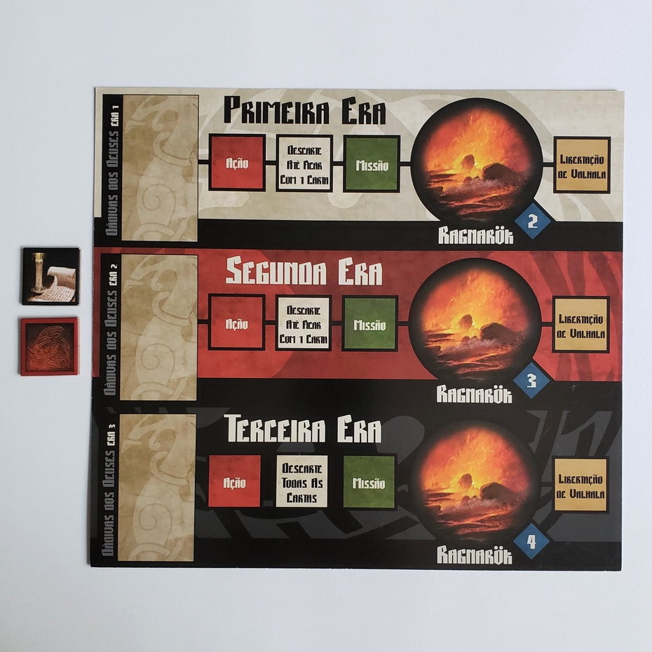 Cartela das Eras (+ Ficha de Saga + Ficha de Condenação) - Blood Rage / RPG