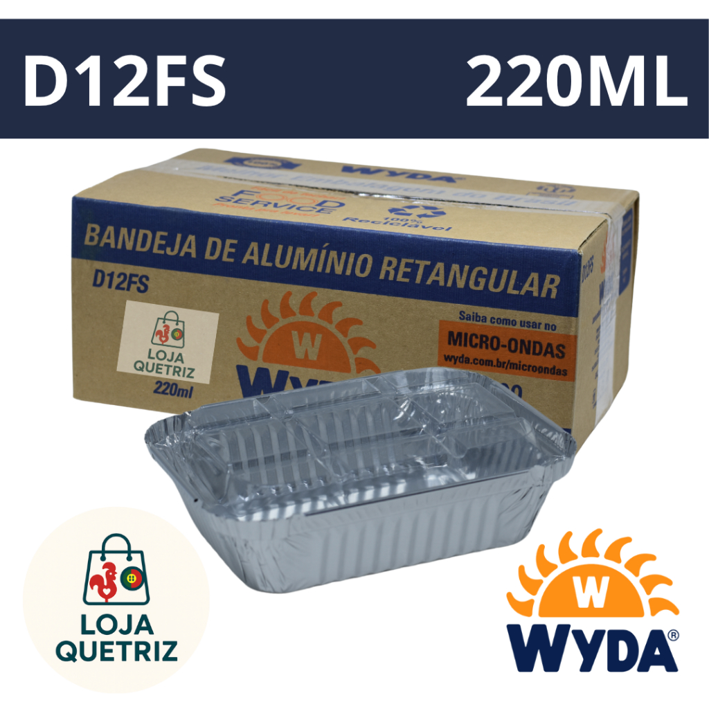 Marmita c/tampa pet 220ml (D12FS - Wyda) em Oferta na Shopee