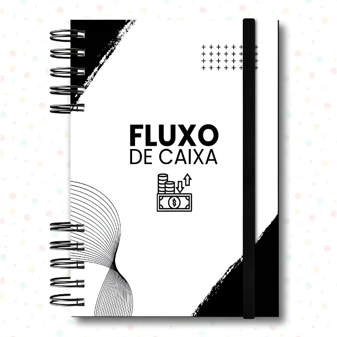 Caderneta Fluxo Caixa Caderno Controle Financeiro Empresa Semestral Livro Caixa Anotações em Oferta na Shopee