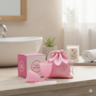Coletor Menstrual Copo Ecológico Silicone Reutilizável Pronta Entrega no Brasil em Oferta na Shopee