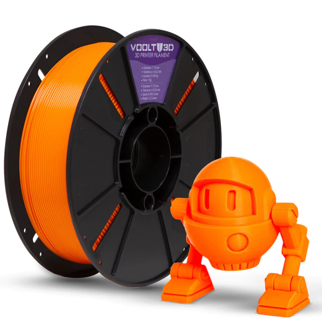 Filamento Laranja Pla Sólido Premium Impressão Voolt 3d em Oferta na Shopee