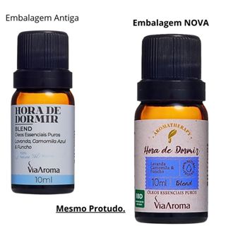 Blend De Óleos Essenciais Hora De Dormir Puro Via Aroma em Oferta na Shopee