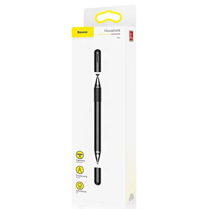 Caneta Stylus Touch 2 EM 1 Caneta Capacitiva Touch e Tinta Para Tablet E iPad Preto