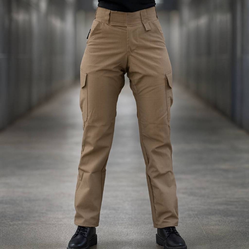 Calça Feminina Cargo Militar Segurança Vigilante Noturno Tática confortável uniforme patrimonial