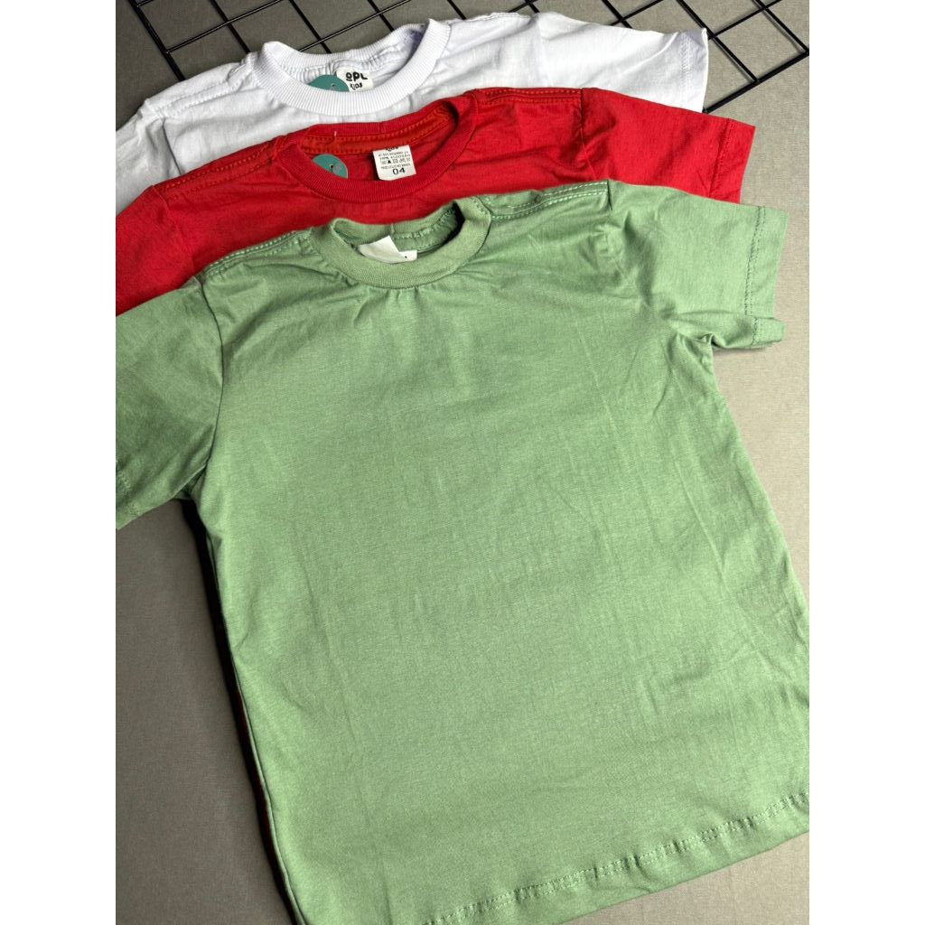 Camiseta Infantil Menino Camisa Branca Verde Vermelha Qualidade Premium OPL KIDS Natal Ano Novo em Oferta na Shopee