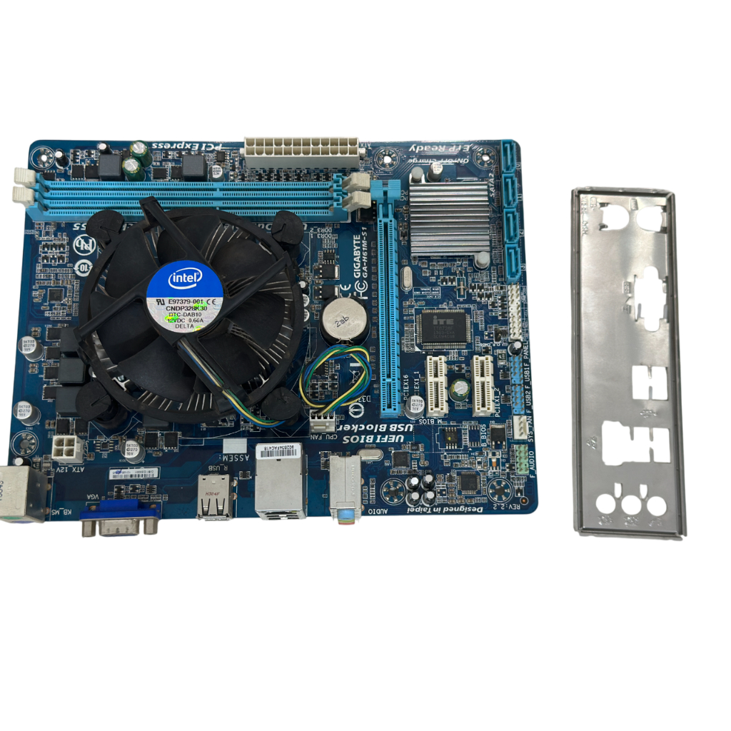 Kit Placa Mãe Gigabyte Ga-h61m-s1 Proc Intel G2030 + Latinha