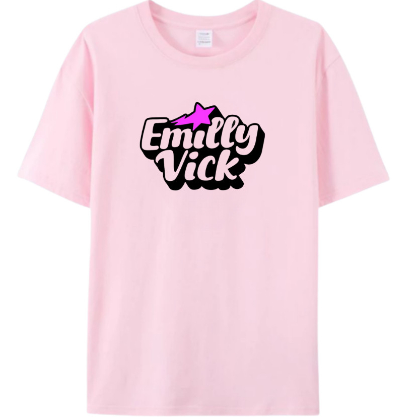 Camiseta Menina Emily Vick Infantil Juvenil Estampada 100% Algodão