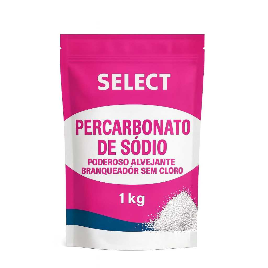 Percarbonato de Sódio Puro Alvejante Sem Cloro Remove Manchas Odores Para Roupas Brancas e Coloridas