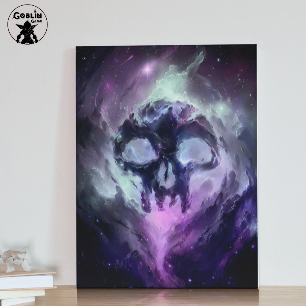 Placa Decorativa Black Land Magic the Gathering Gamer Nerd Geek MDF (20x28cm) Decoração Setup Quarto Sala Escritório