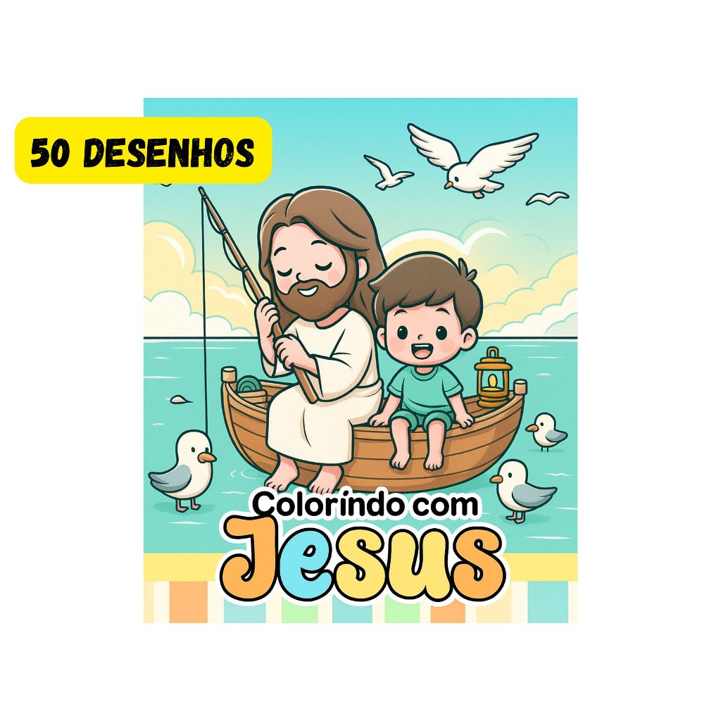 Bíblia Infantil lembreancinhas Revistinha  para Colorir Jesus | Livro Cristão Evangélico para Pinta