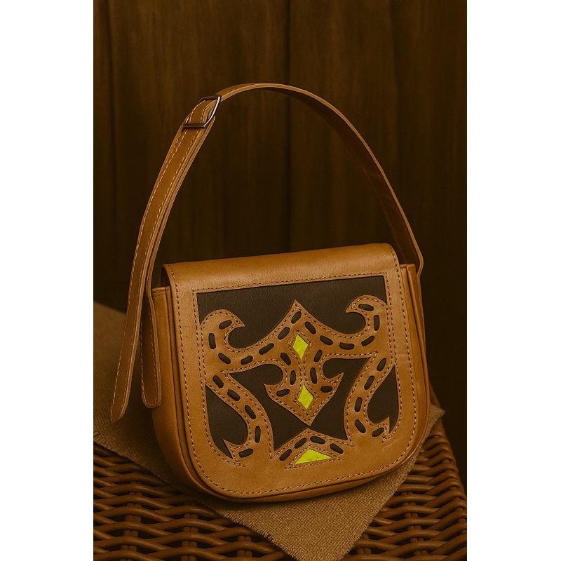 Bolsa de Ombro Feminina de Couro