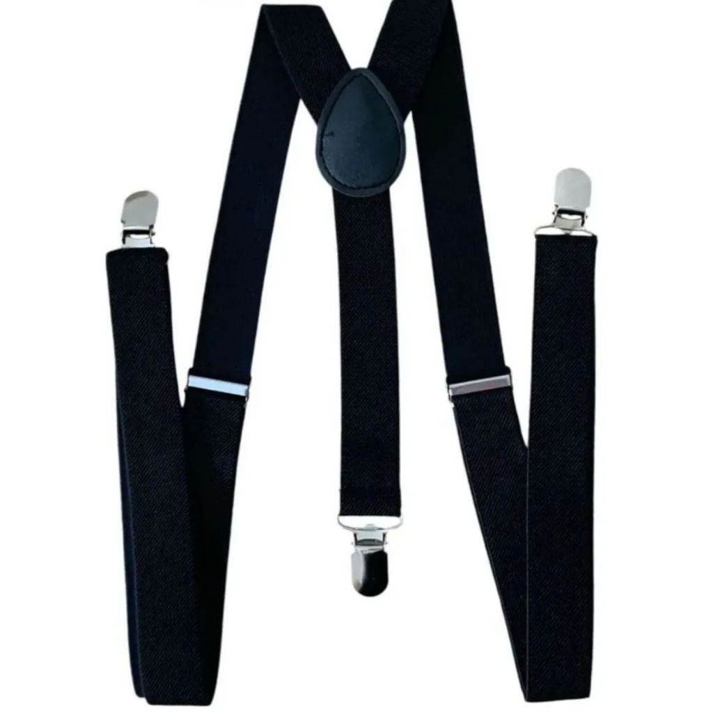 Suspensório Largo 2,5cm Unissex Ajustável em Oferta na Shopee