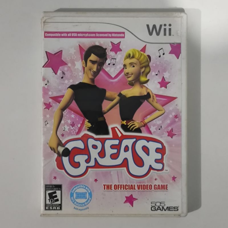 Jogo - Grease The Oficial Vídeo Game - Nintendo Wii