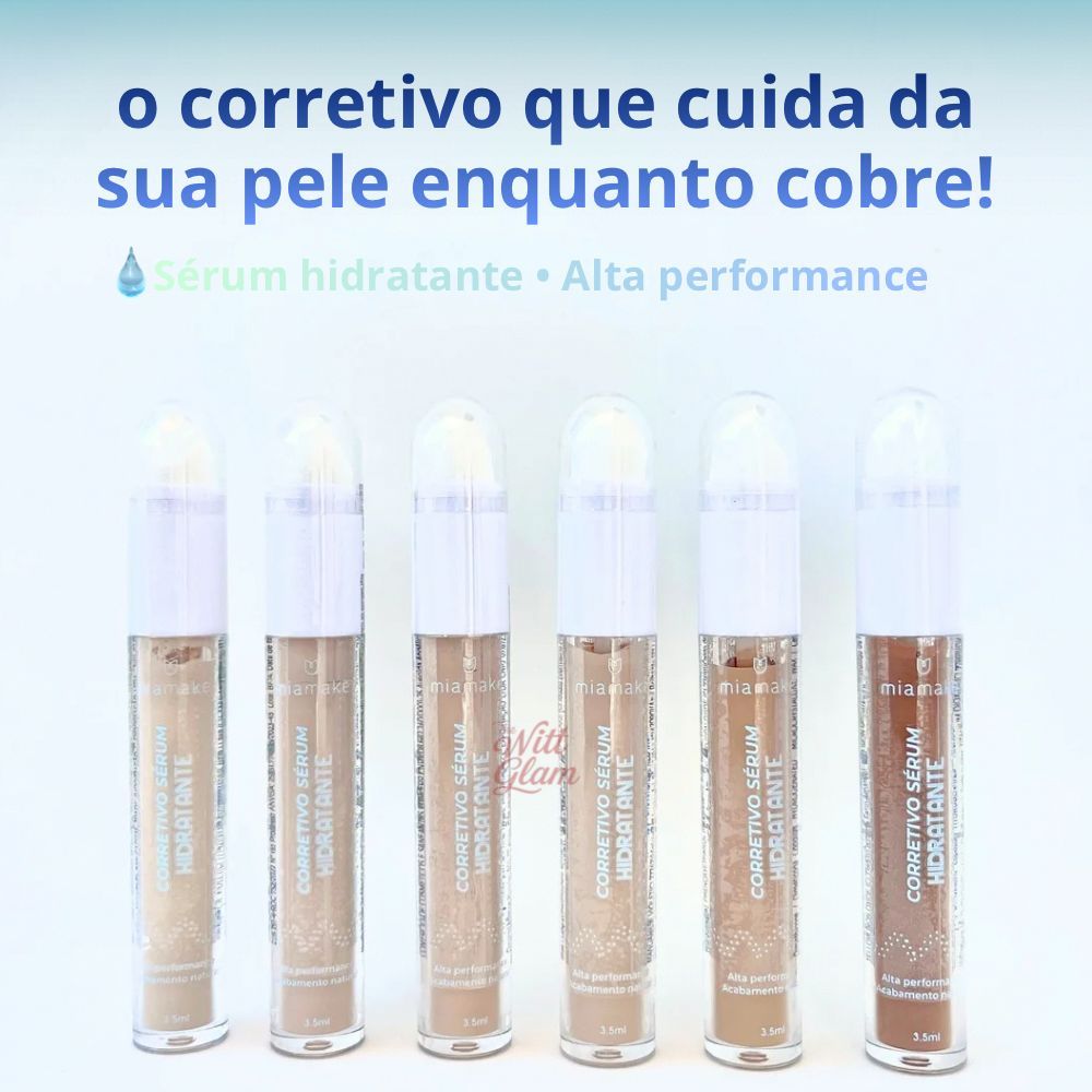 Corretivo hidratante alta cobertura miamake em Oferta na Shopee