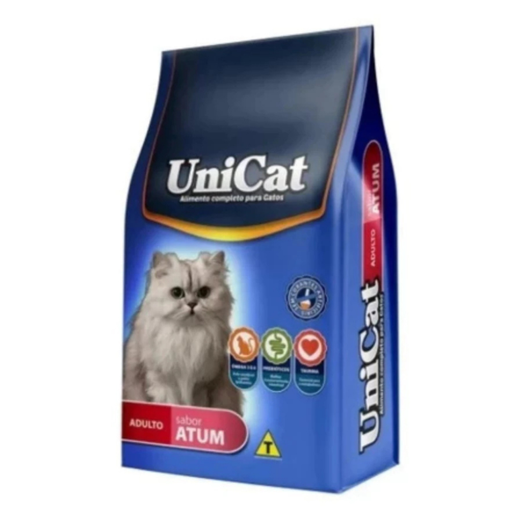 Unicat Ração Gatos Adulto Sabor Atum e Mix 10,1kg