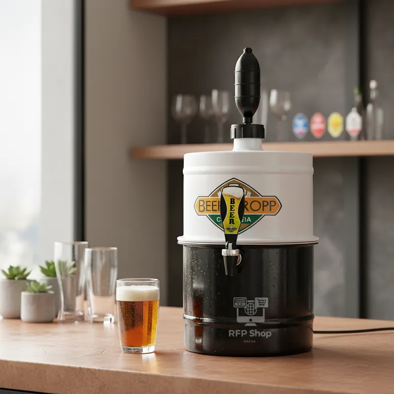 Chopeira Chopp Artesanal com Serpentina 100% Alumínio Gela Rápido Festas Churrascos Área Gourmet