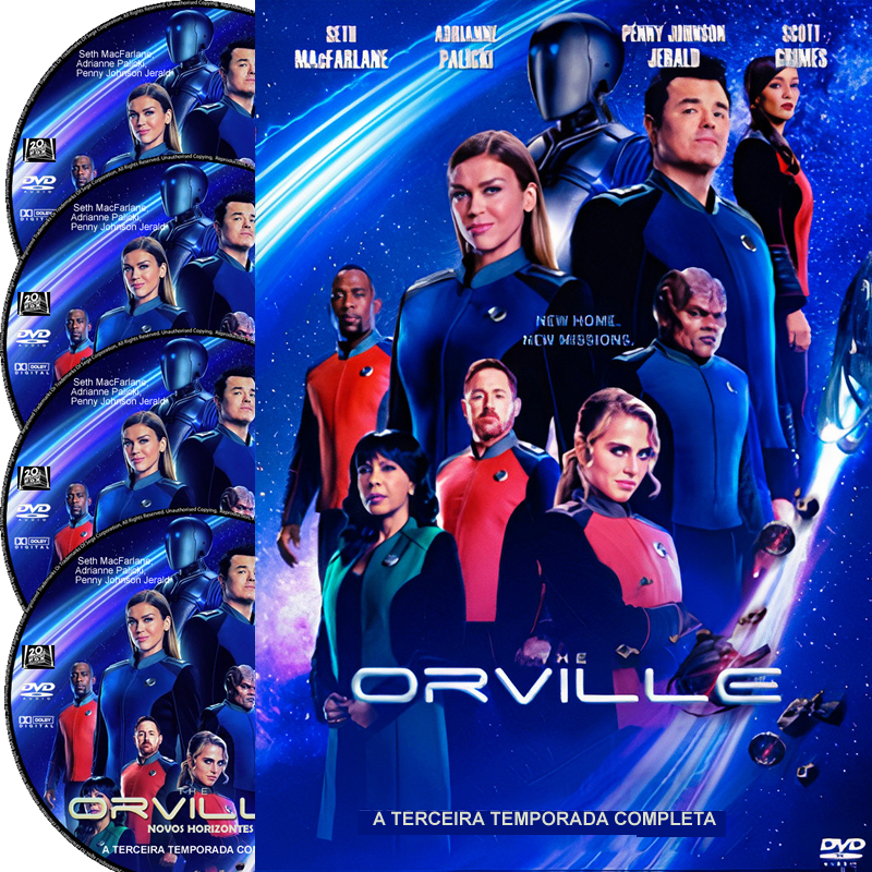 DVD Série The Orville (star Trek) terceira Temporada Box Seriados Ficção